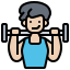 Weightlifting icon